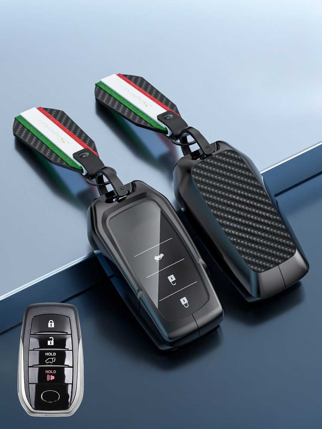 Visible Button Toyota Key Protector Shell