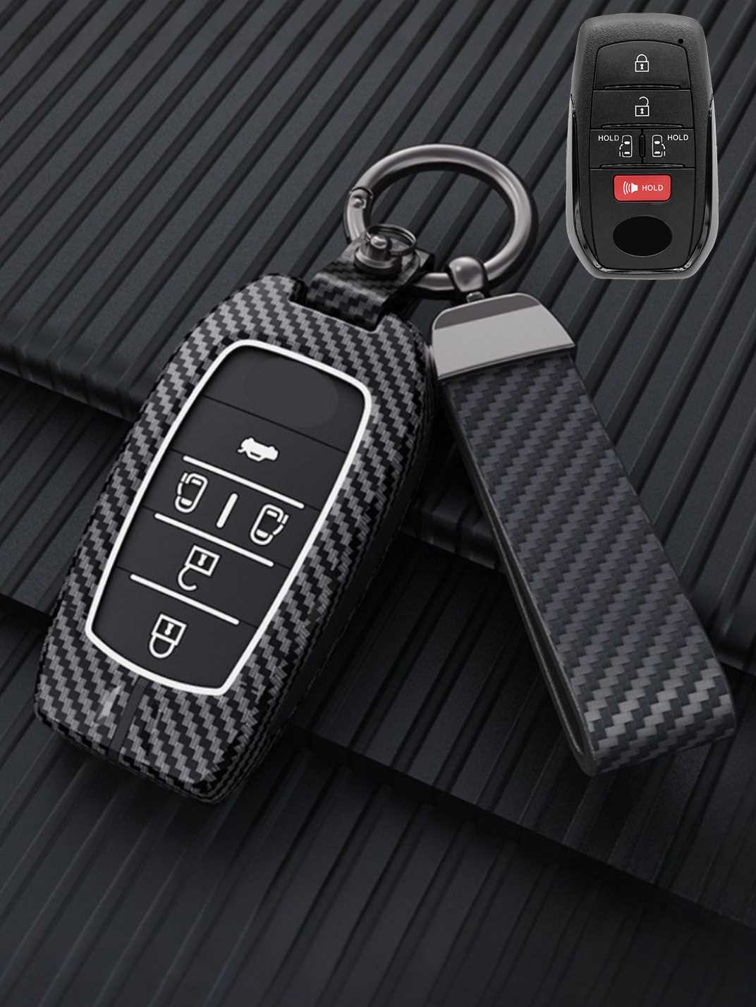 Luxury Colored Alloy Toyota Key Fob Case