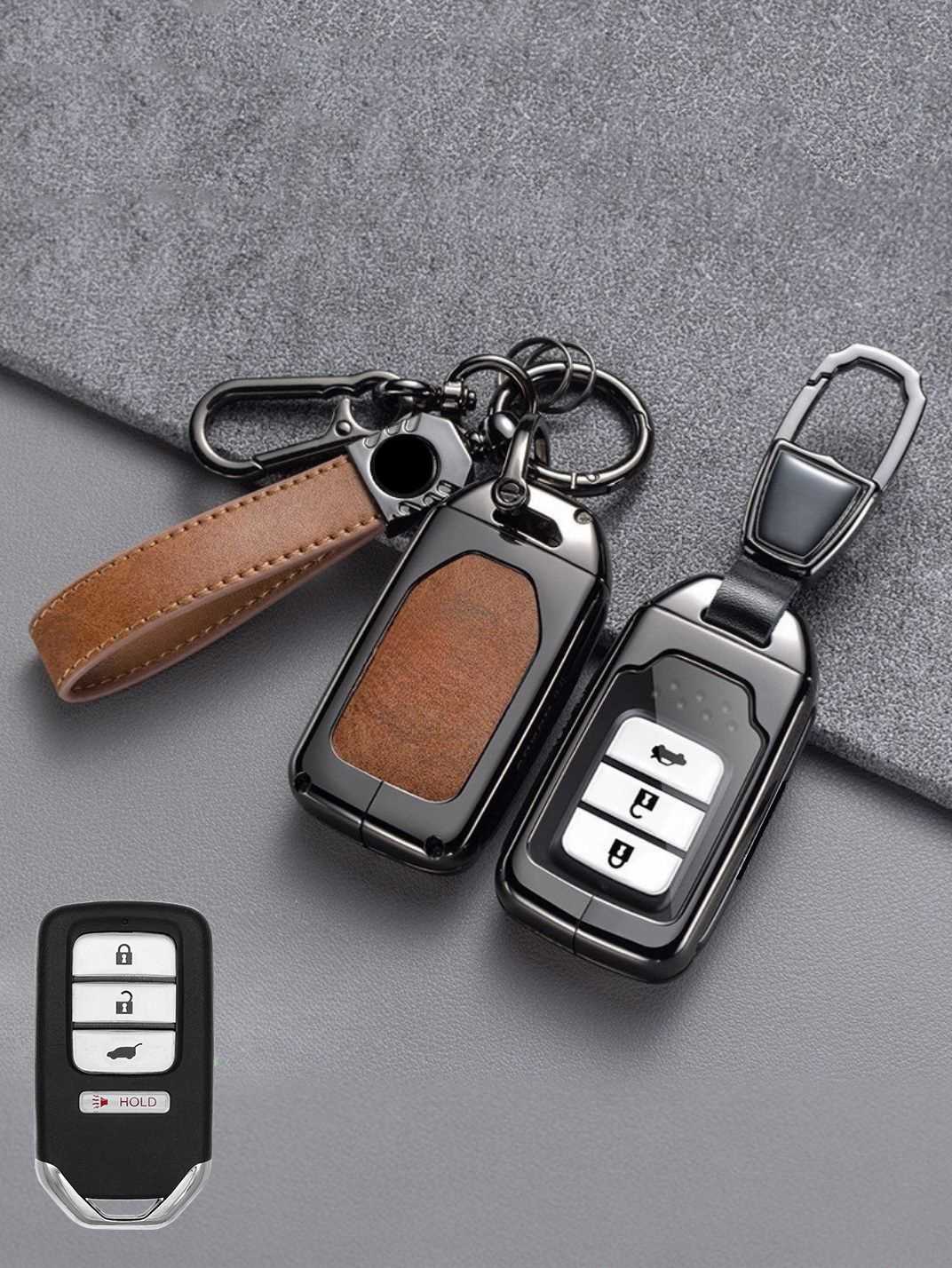 Premium Visible-Button Honda Key Shell