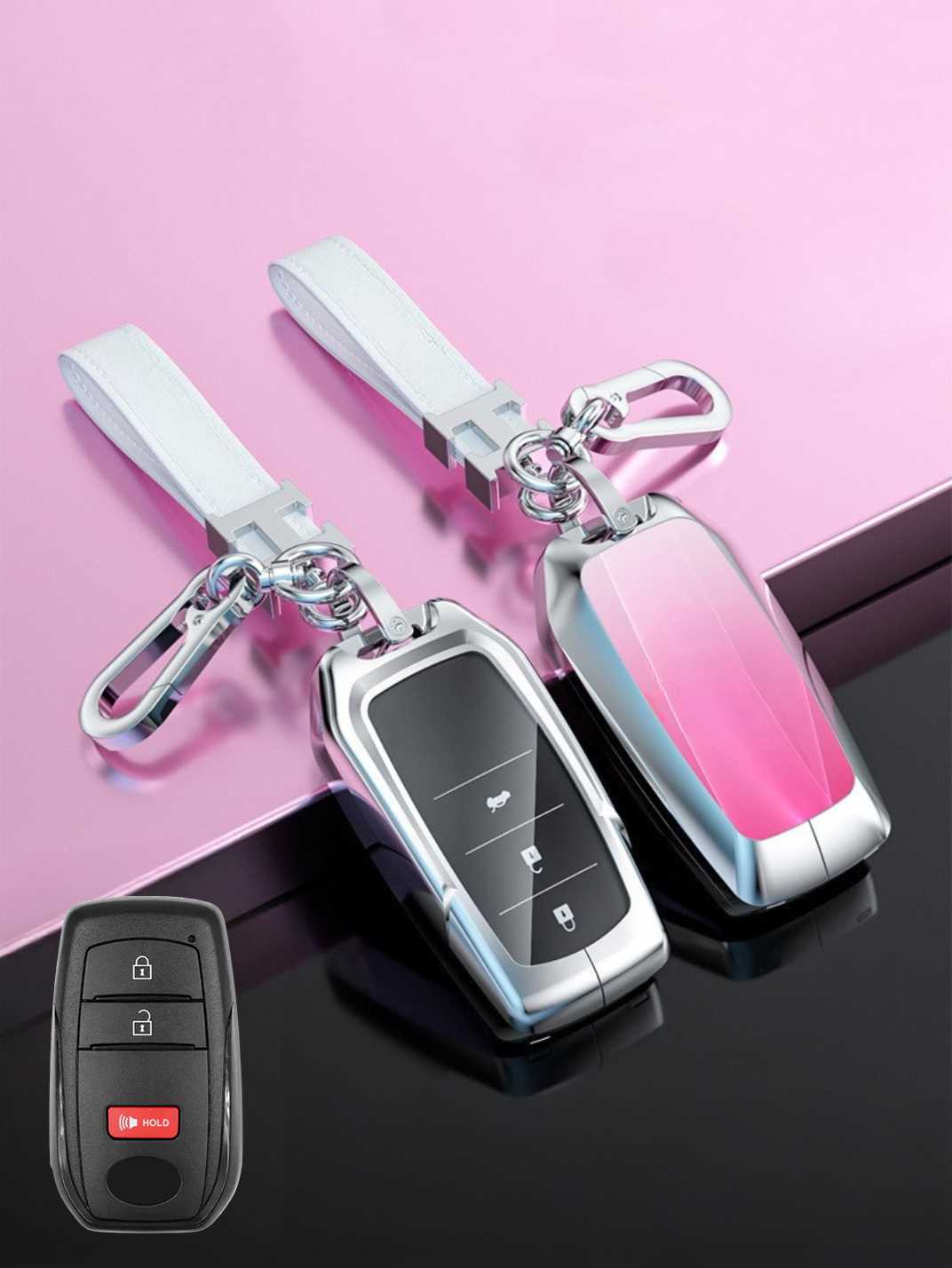 Visible Button Toyota Key Protector Shell