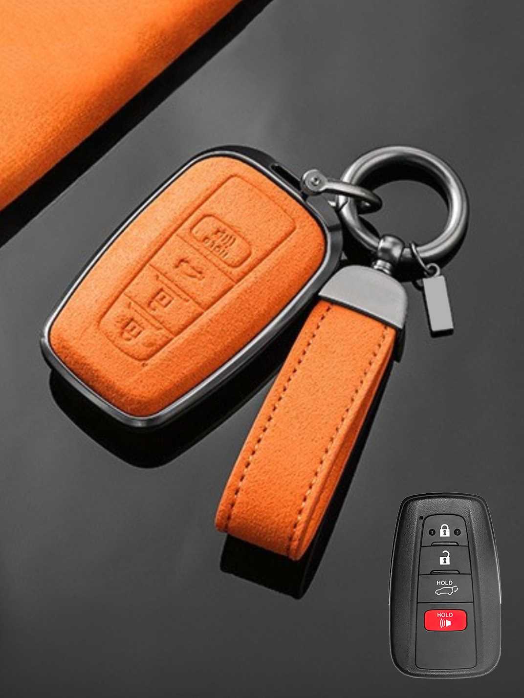 Genuine Alcantara Toyota Key Fob Cover