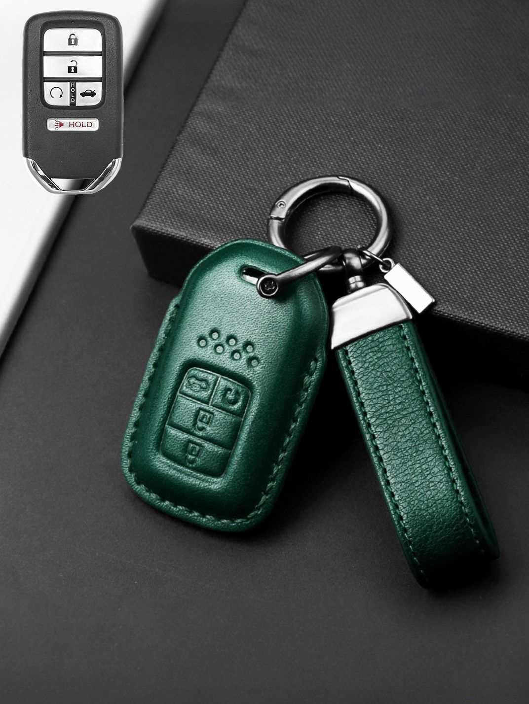 Premium Genuine Leather Honda Key Cover