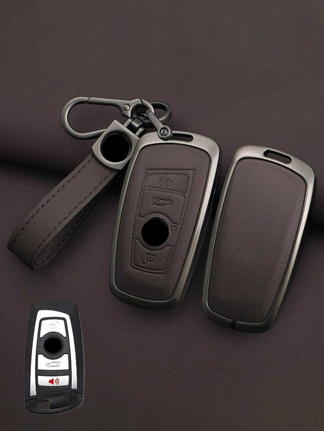 Premium Genuine Leather BMW Key Cover