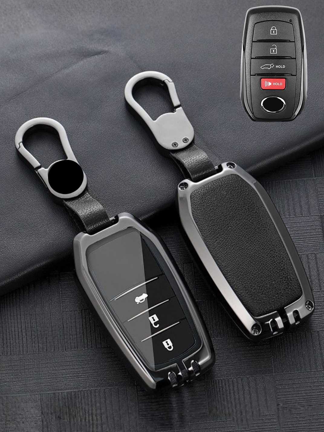 Premium Visible-Button Toyota Key Shell
