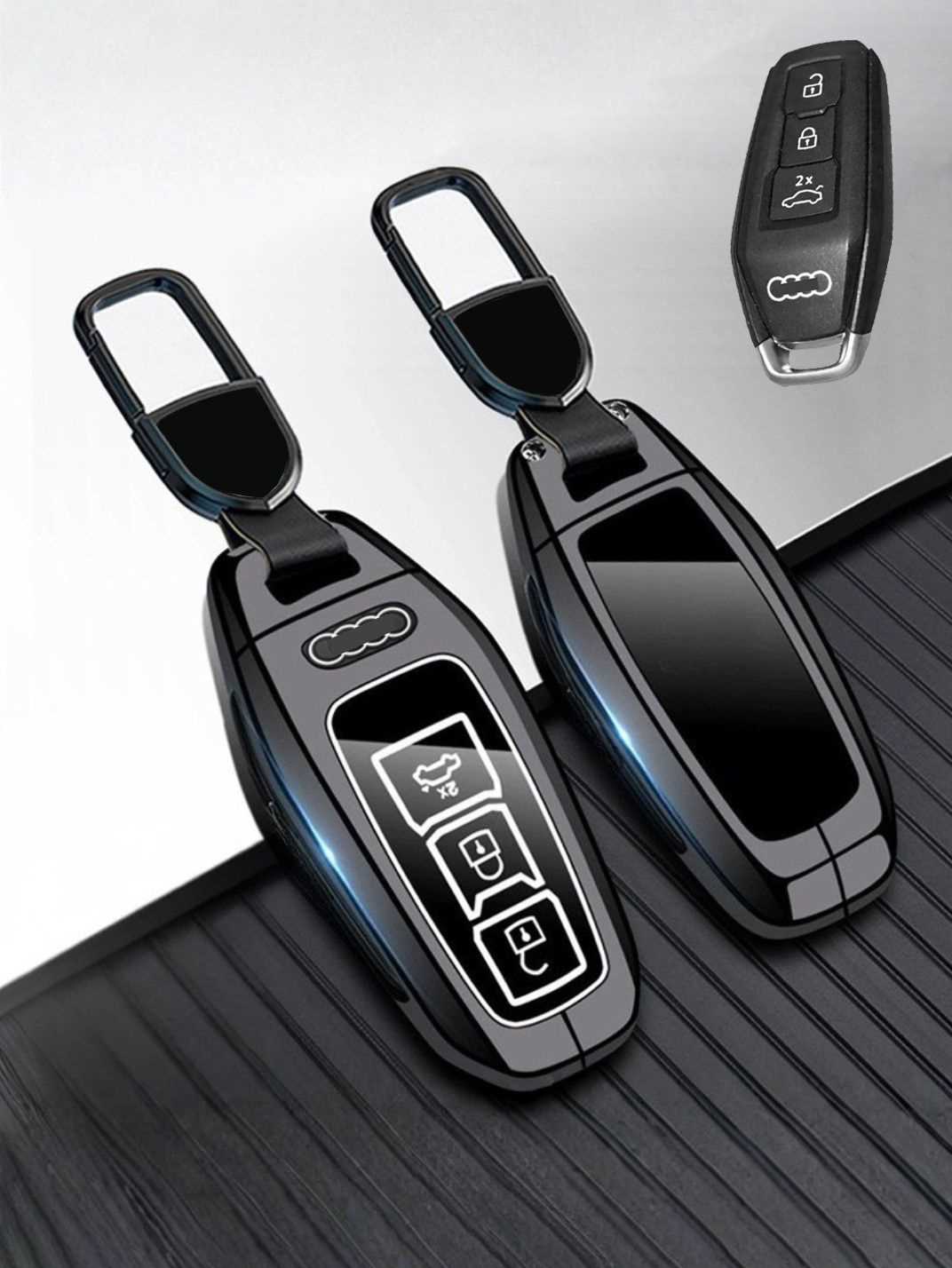 Heavy-Duty Zinc Alloy Audi Key Fob Cover
