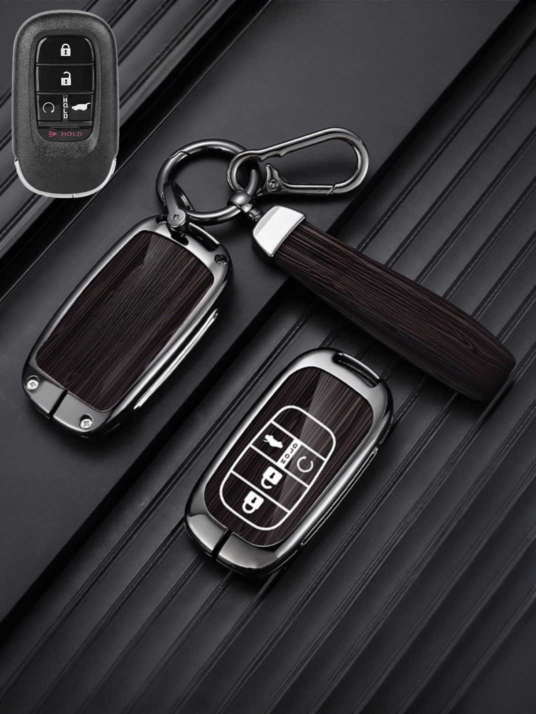 Heavy-Duty Zinc Alloy Honda Key Fob Cover