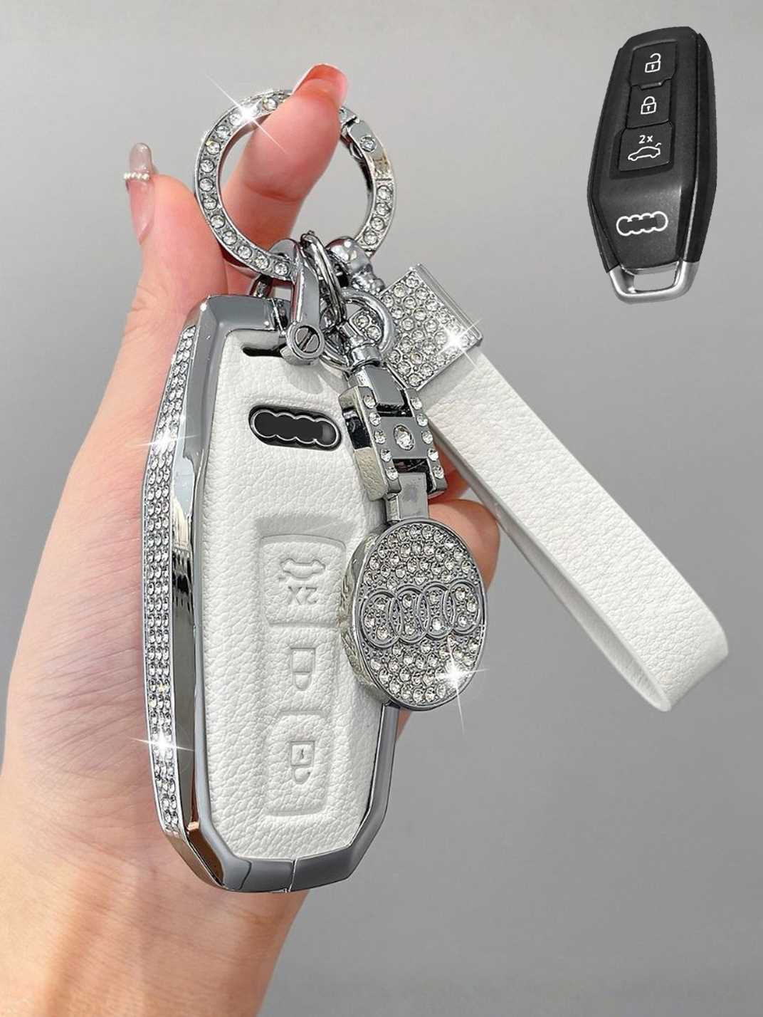 Premium Genuine Leather Audi Key Cover