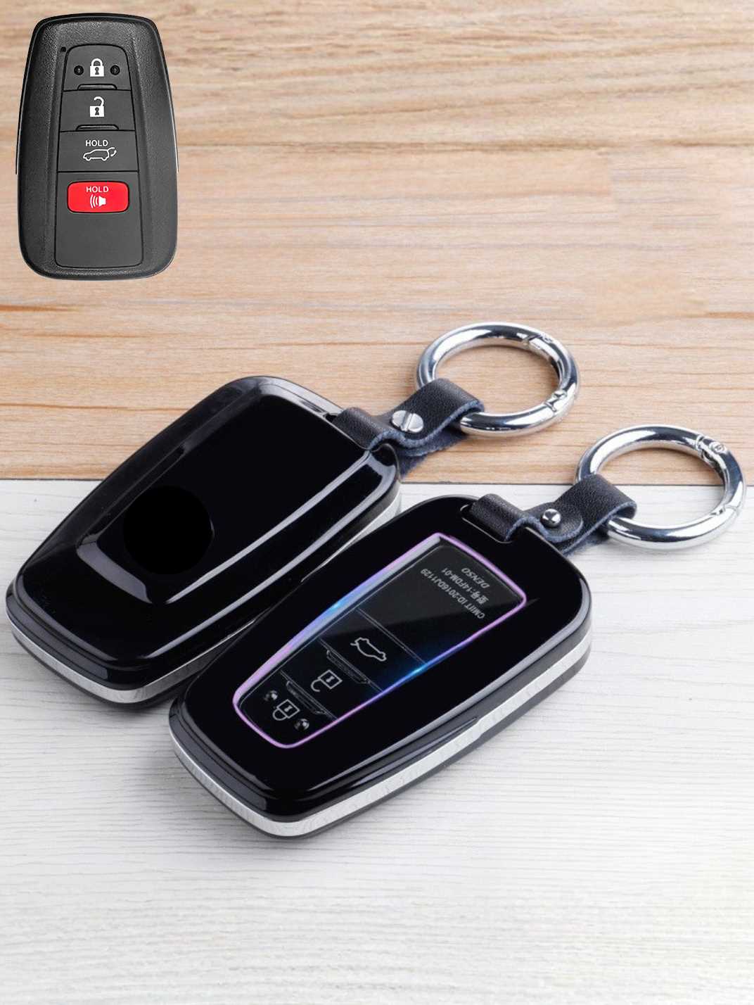 Premium Visible-Button Toyota Key Shell
