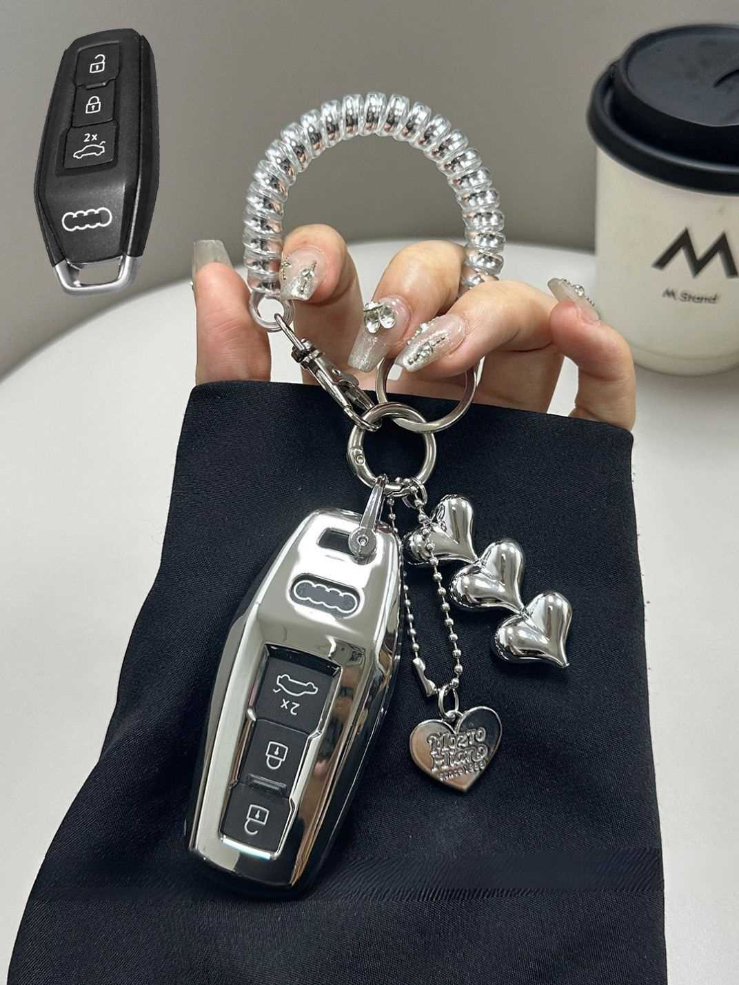 Premium TPU Key Cover for Audi Key Fob