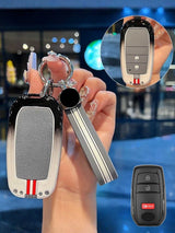 Luxury Colored Alloy Toyota Key Fob Case