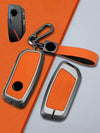 BMW Key Genuine Leather & Metal Frame