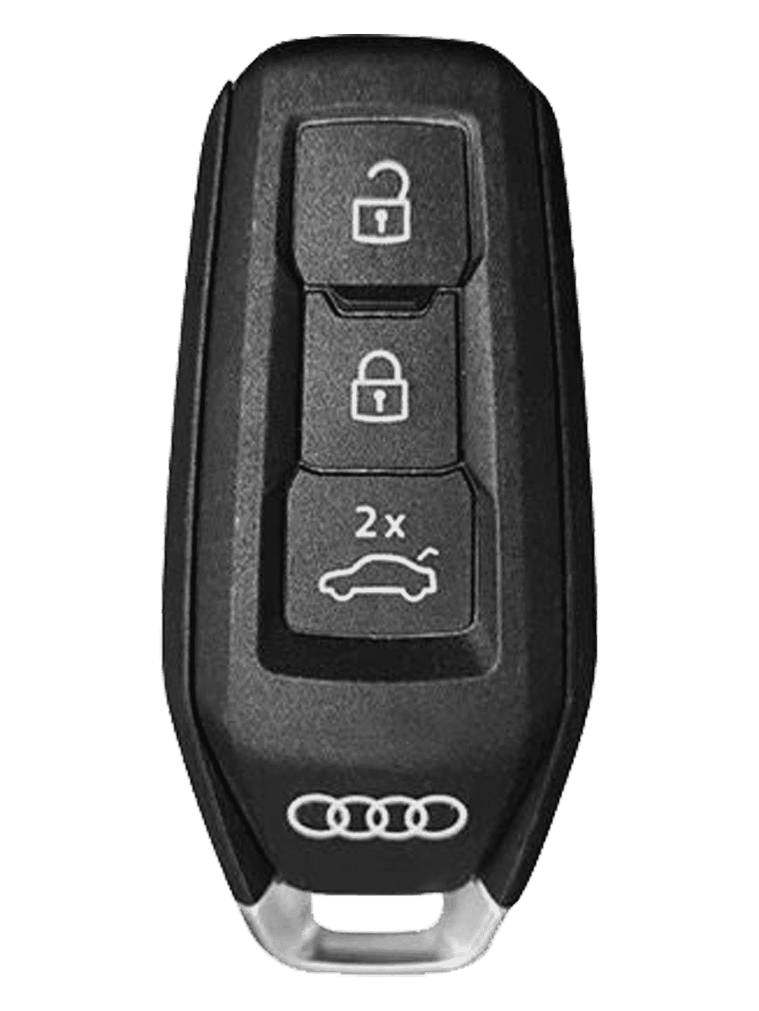 Audi Key Genuine Leather & Metal Frame Cover
