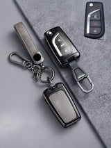 Premium Visible-Button Toyota Key Shell