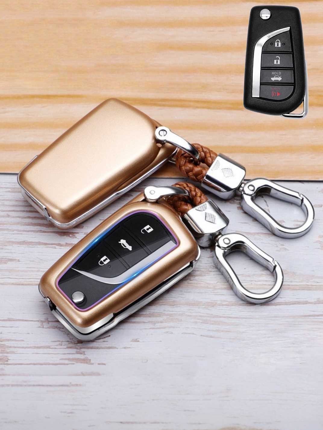 Premium Visible-Button Toyota Key Shell