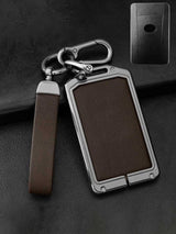 Lexus Key Fob Cover with Leather & Metal Frame