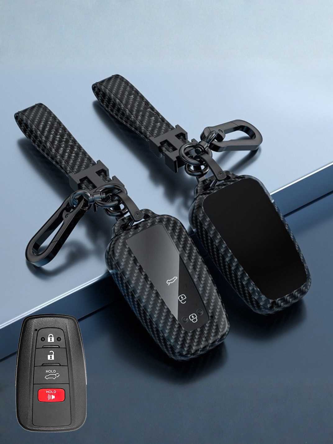 Visible Button Toyota Key Protector Shell