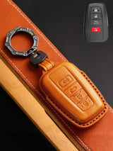 Premium Genuine Leather Toyota Key Cover