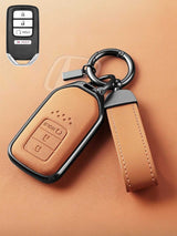 Premium Genuine Leather Honda Key Cover