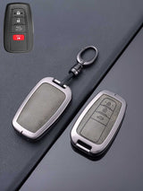 Toyota Key Genuine Leather & Metal Frame