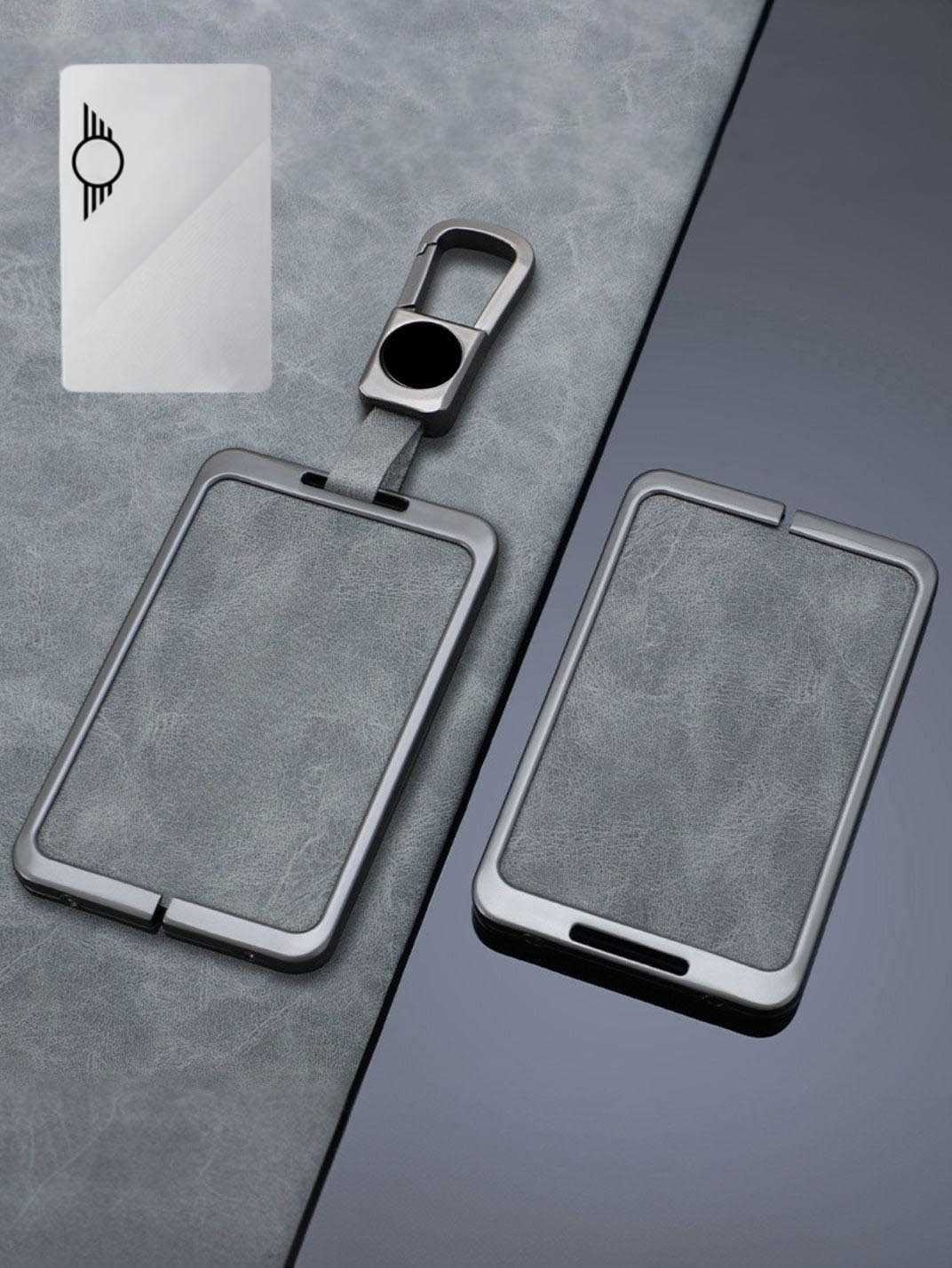 Vintage Leather & Metal Alloy MINI Key Cover