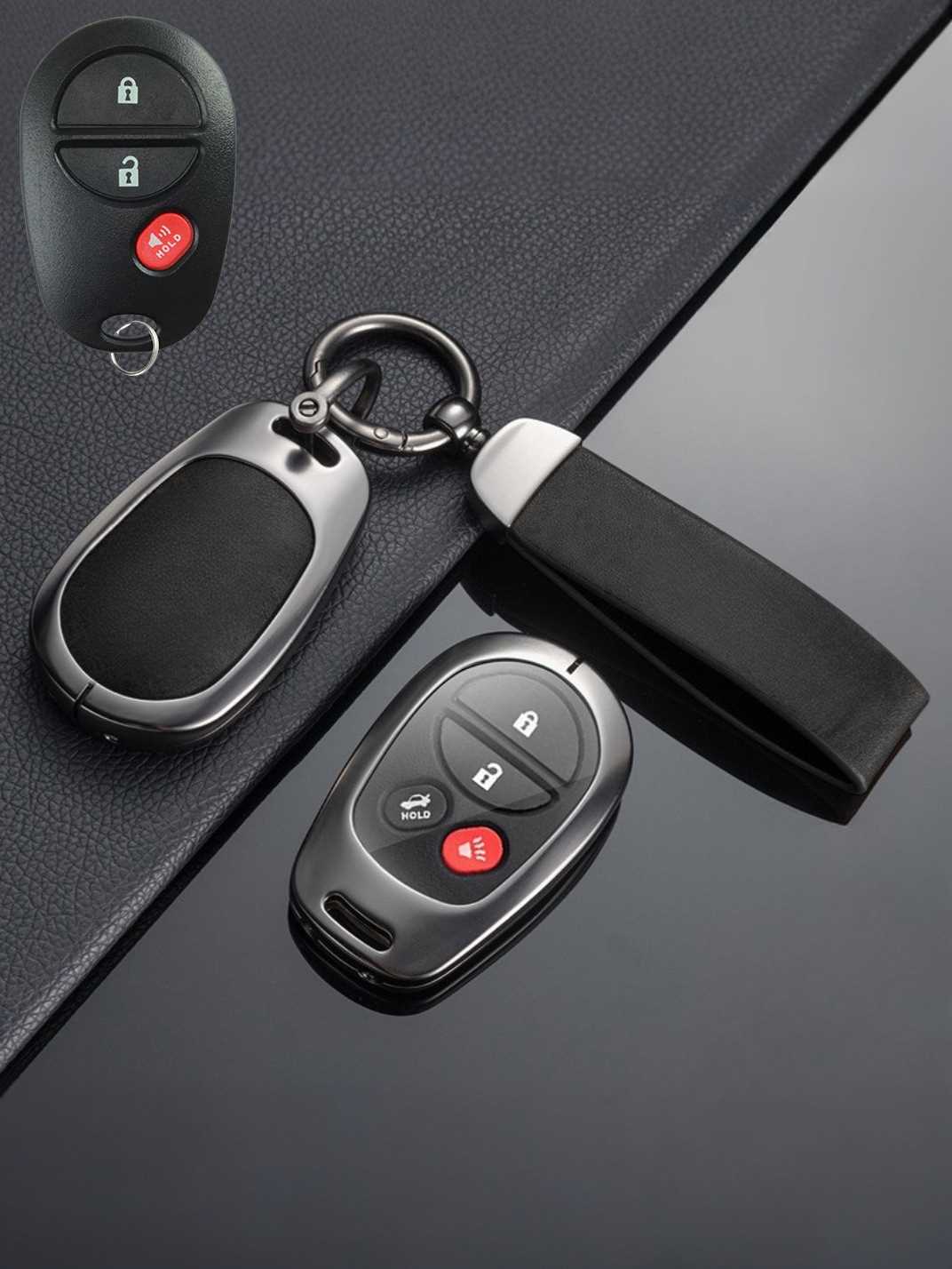 Premium Visible-Button Toyota Key Shell