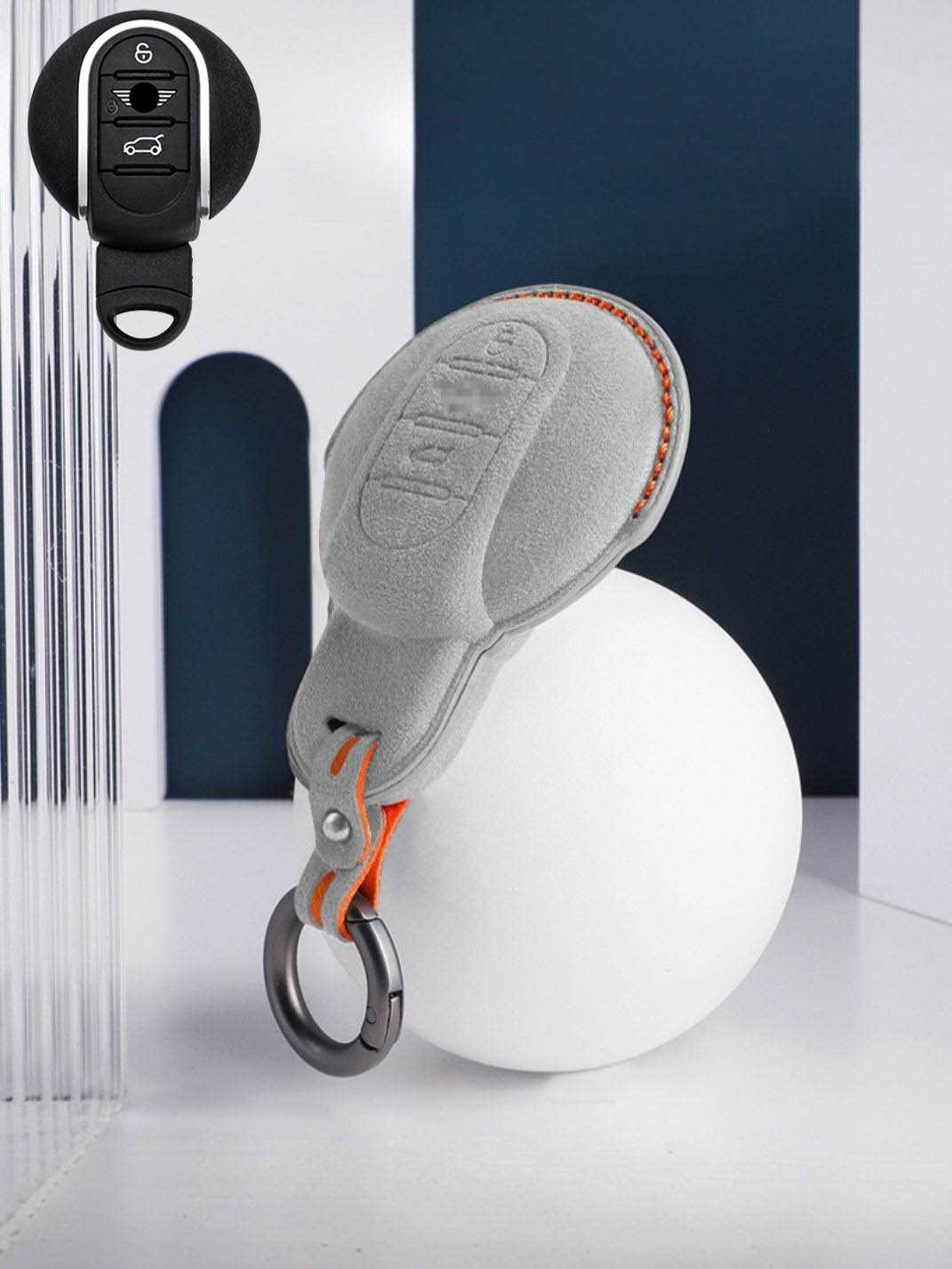 Genuine Alcantara MINI Key Fob Cover