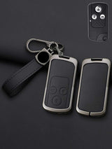 Honda Key Genuine Leather & Metal Frame