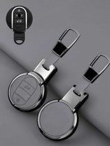 Vintage Leather & Metal Alloy MINI Key Cover