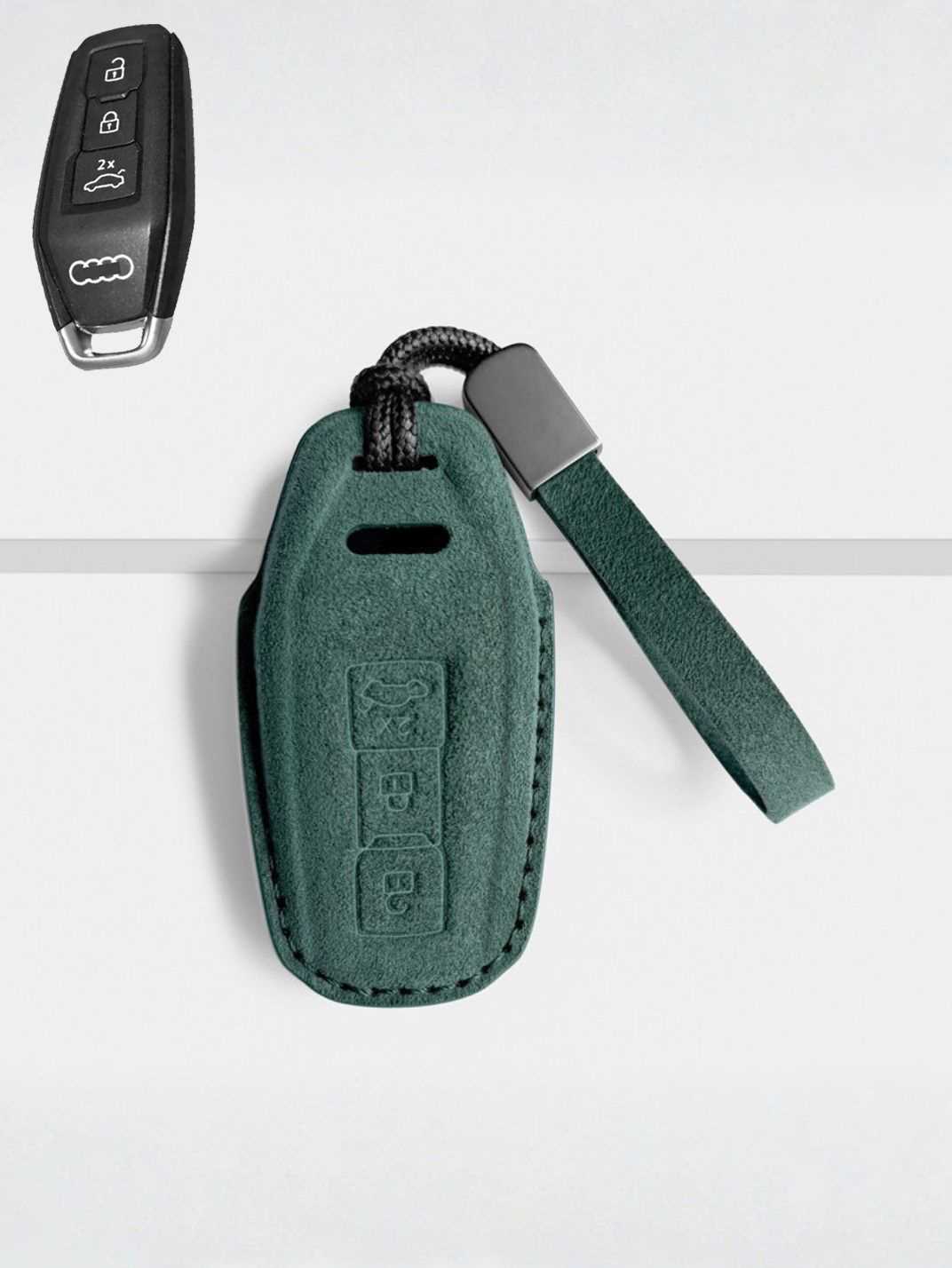 Genuine Alcantara Audi Key Fob Cover