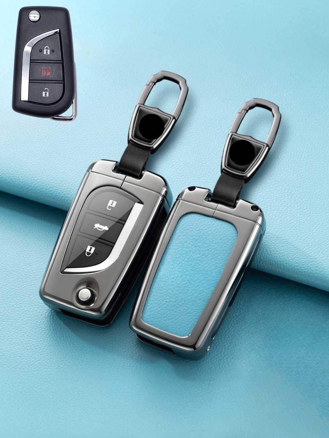 Premium Visible-Button Toyota Key Shell