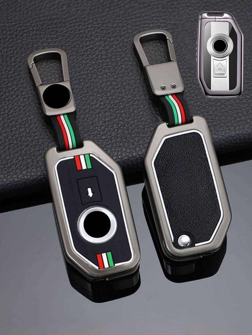 Luxury Colored Alloy BMW Motorcycle Key Fob Case