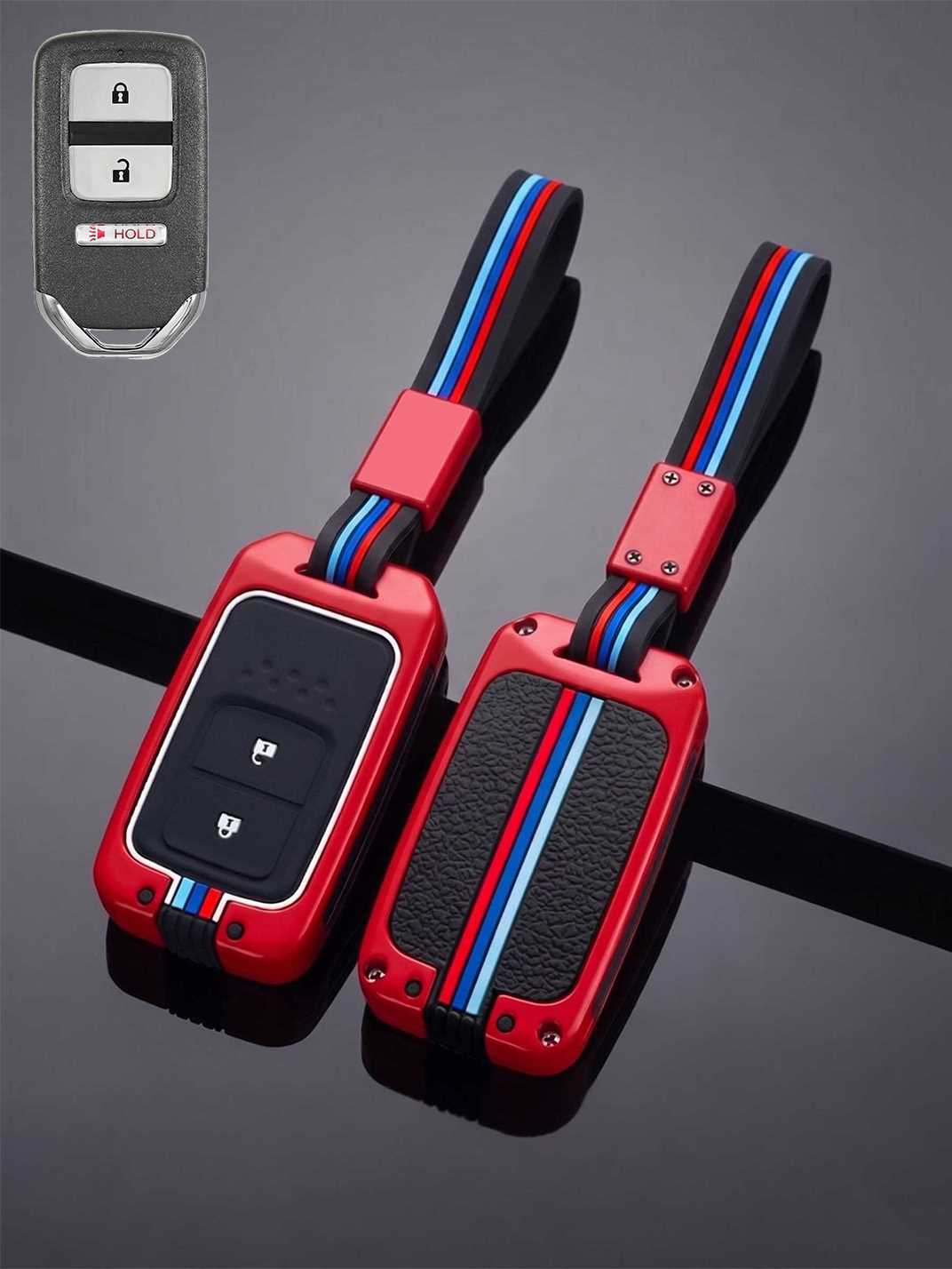 Luxury Colored Alloy Honda Key Fob Case