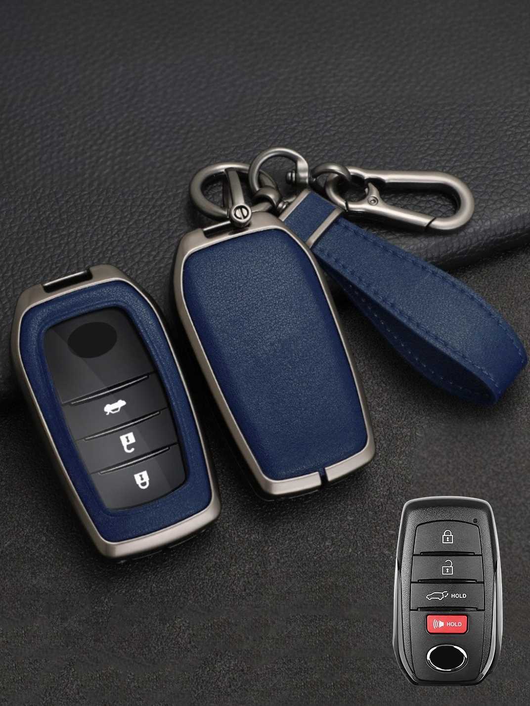 Premium Visible-Button Toyota Key Shell