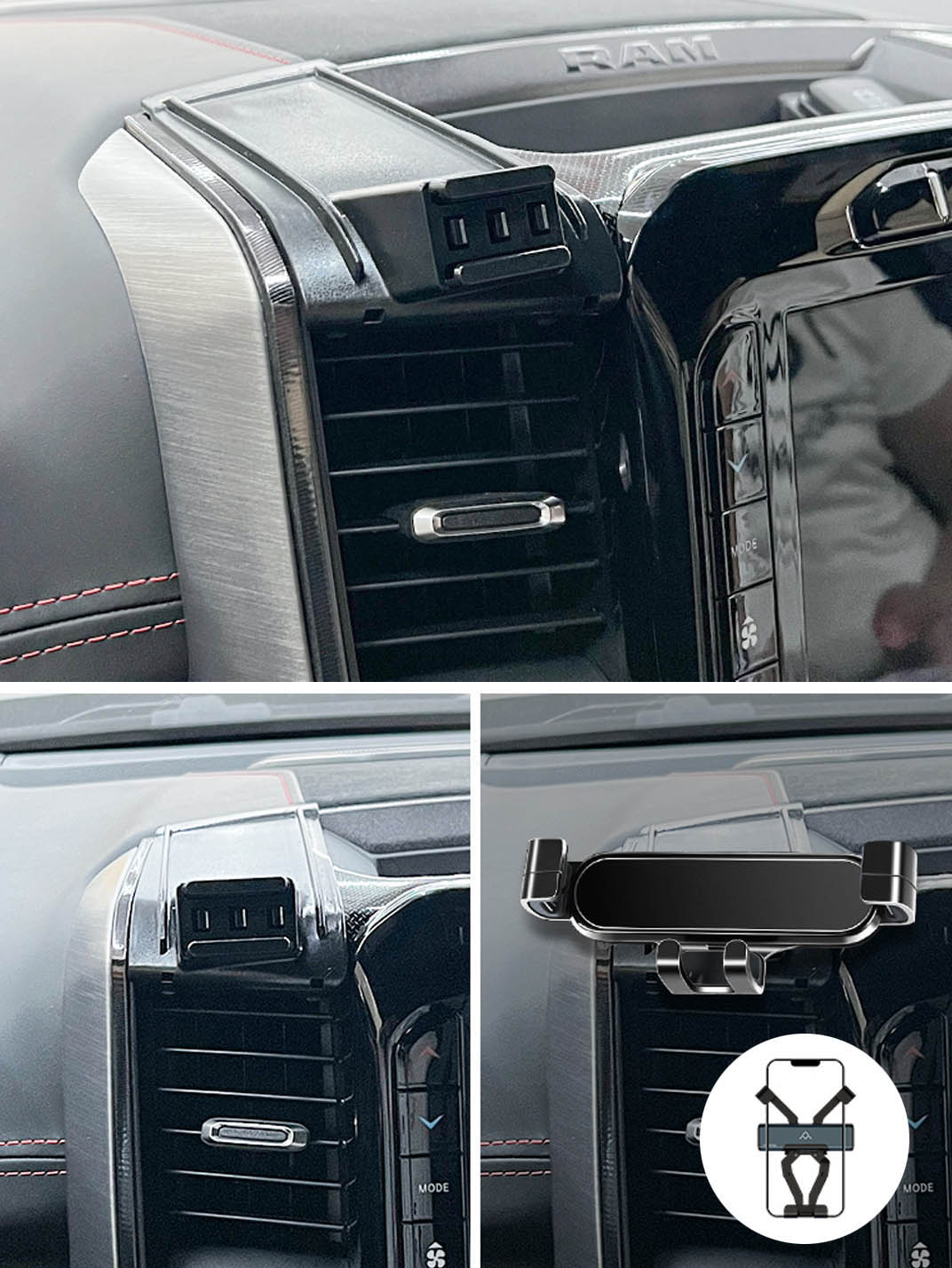Martoffes™ Ram Truck Phone Holder