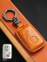 Premium Genuine Leather Toyota Key Cover