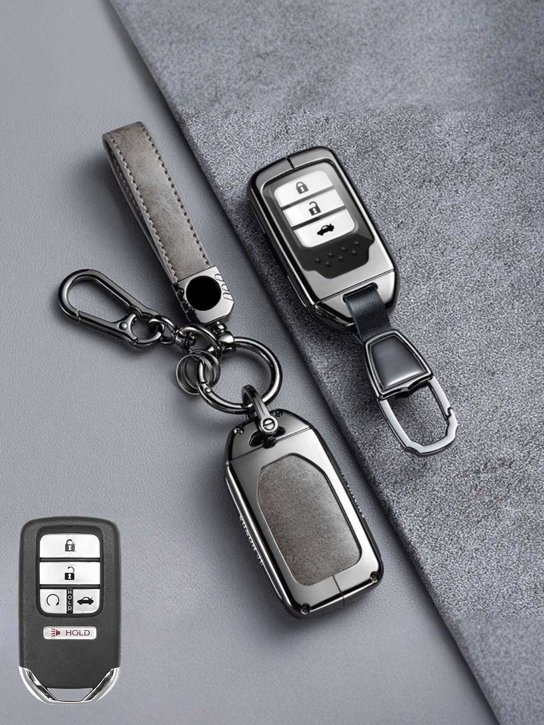 Premium Visible-Button Honda Key Shell