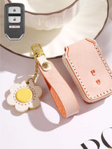 Premium Genuine Leather Honda Key Cover