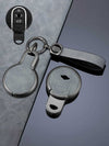 Vintage Leather & Metal Alloy MINI Key Cover
