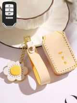 Premium Genuine Leather Honda Key Cover