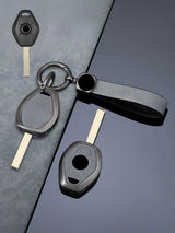 BMW Key Genuine Leather & Metal Frame