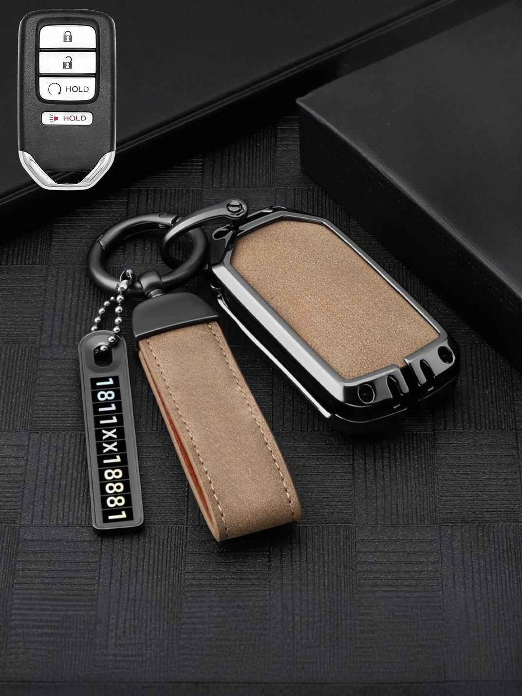 Genuine Alcantara Honda Key Fob Cover