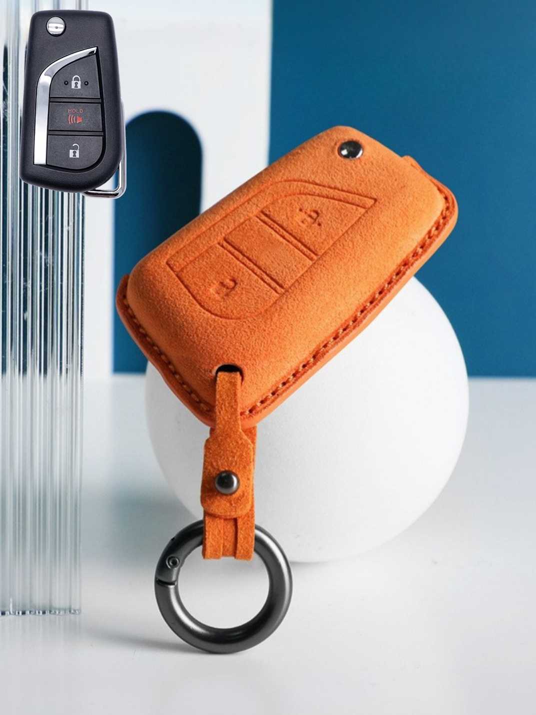 Genuine Alcantara Toyota Key Fob Cover