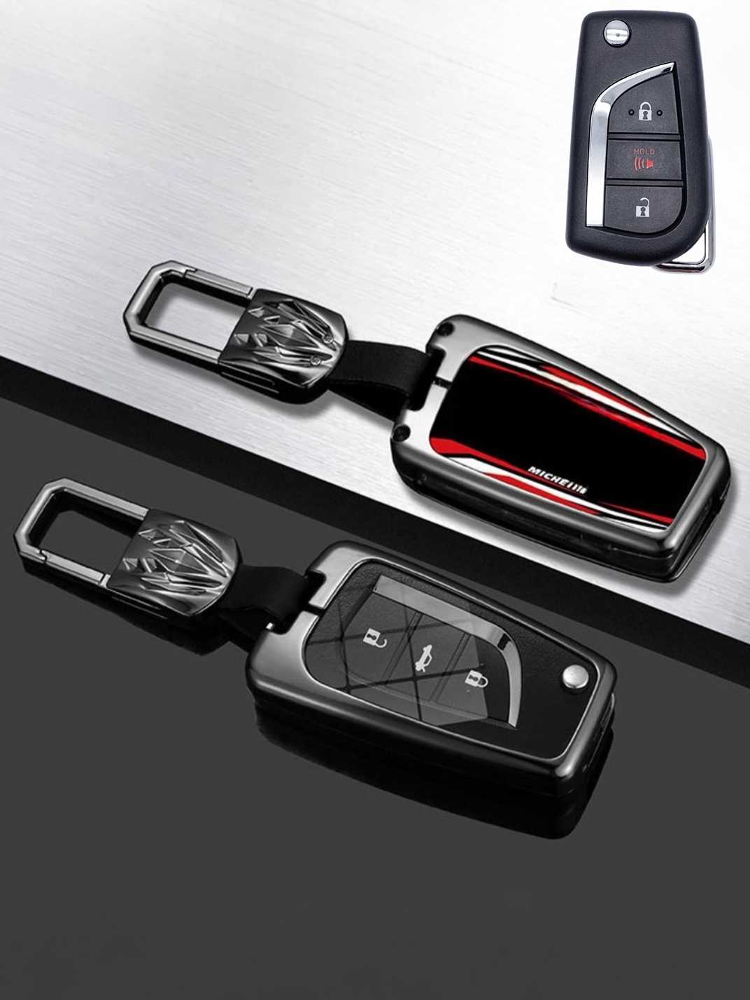Visible Button Toyota Key Protector Shell