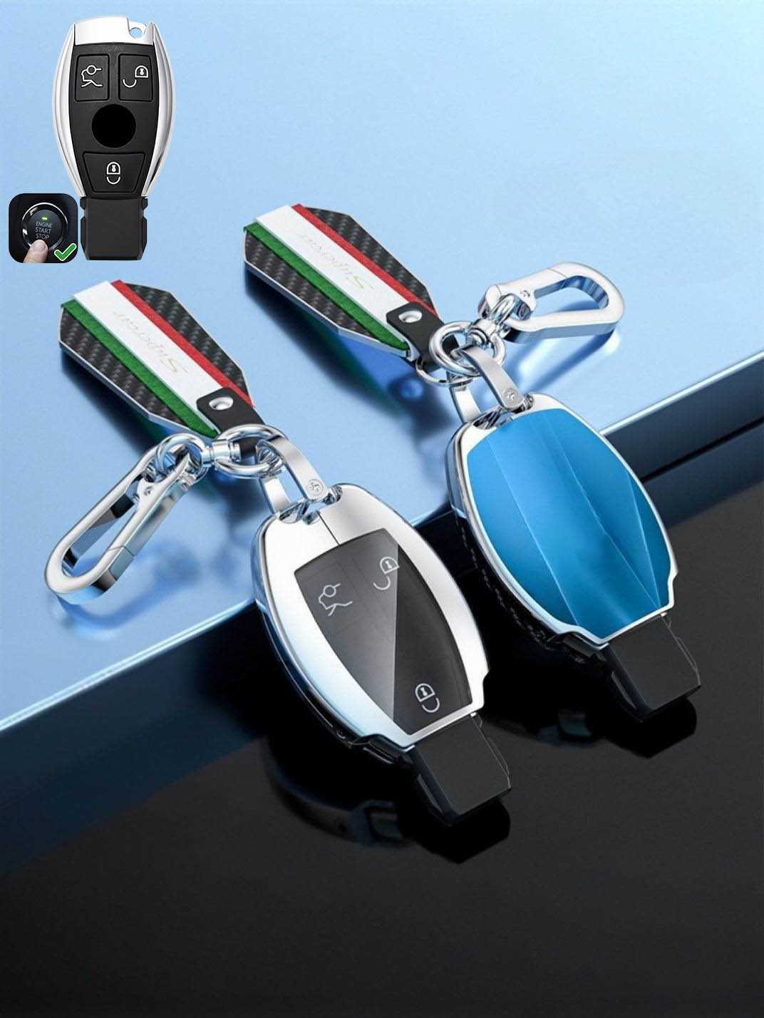 Visible Button Mercedes-Benz Key Protector Shell