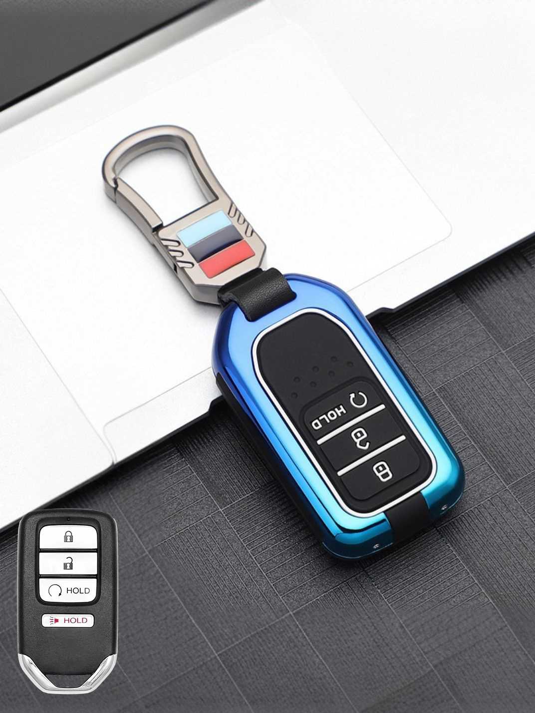 Luxury Colored Alloy Honda Key Fob Case