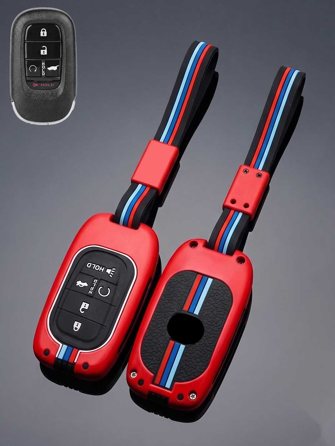 Luxury Colored Alloy Honda Key Fob Case
