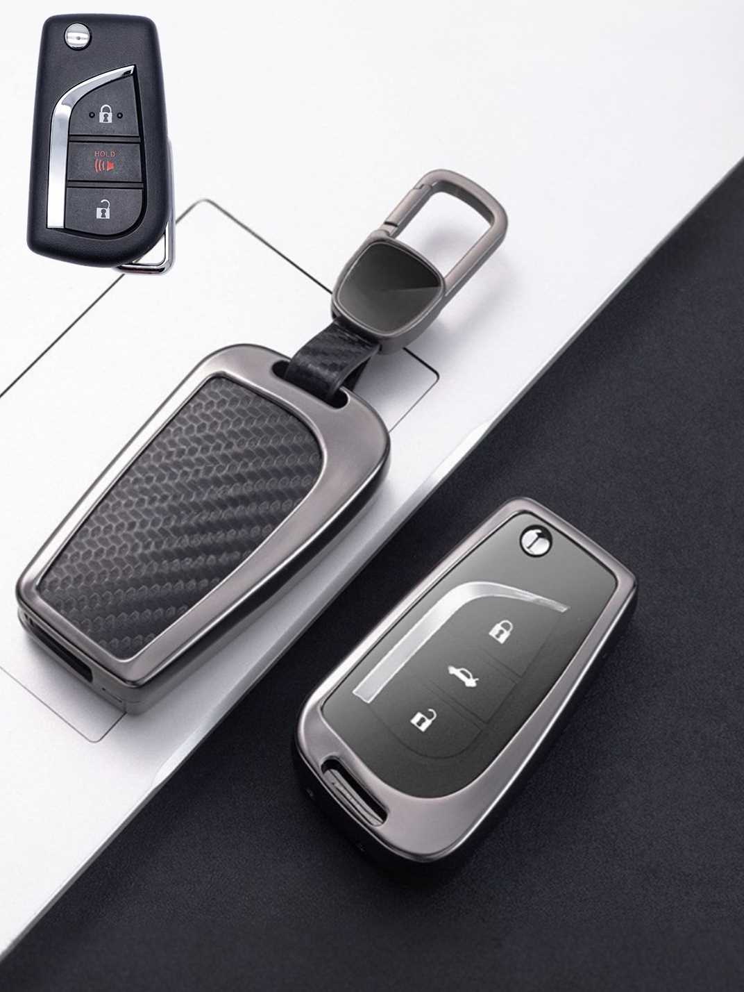 Visible Button Toyota Key Protector Shell