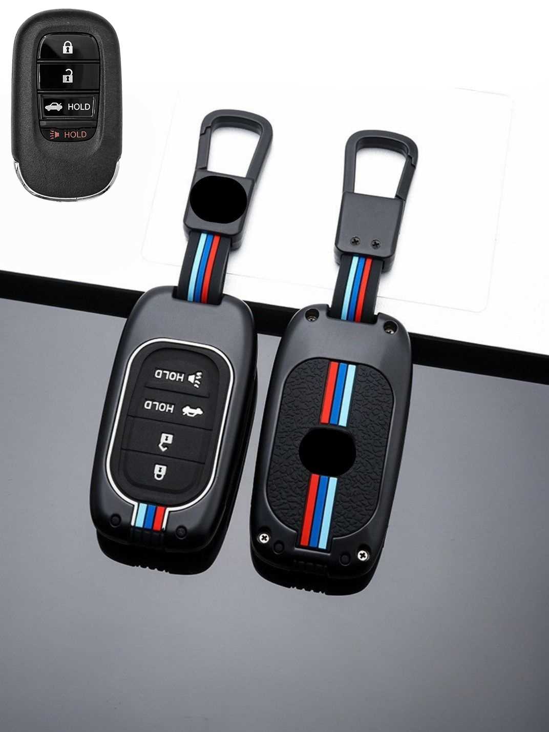 Luxury Colored Alloy Honda Key Fob Case