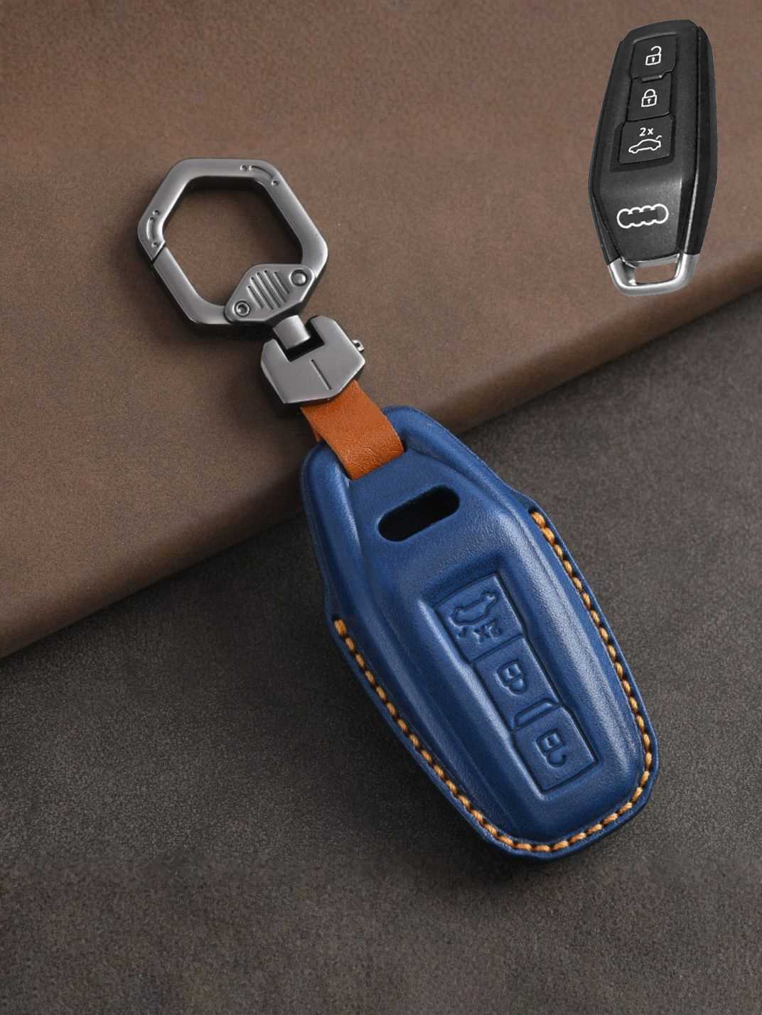 Premium Genuine Leather Audi Key Cover