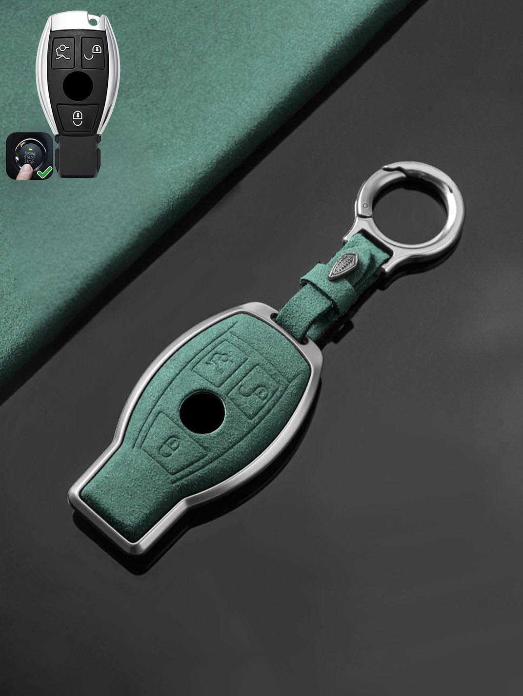 Genuine Alcantara Mercedes-Benz Key Fob